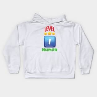 Level 1 Human Kids Hoodie